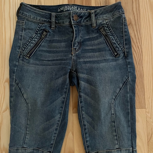 American Eagle Blue Skinny Jeans - Picture 3 of 3